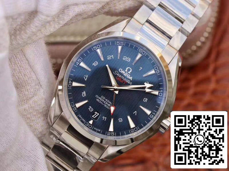 Omega Seamaster Aqua Terra 231.10.43.22.03.001 VS usine 1:1 Meilleure édition suisse ETA8605 Cadran texturé bleu