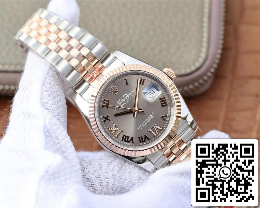 Rolex Datejust M126231-0023 36MM 1:1 Meilleure édition GM Factory Cadran gris