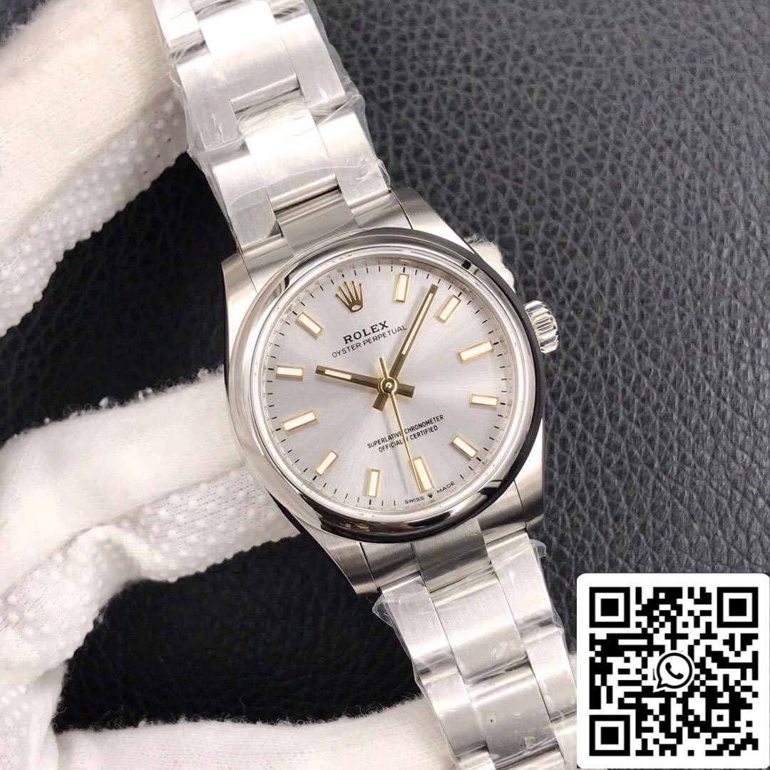 Rolex Oyster Perpetual M277200-0001 31MM 1:1 Melhor Edição EW Factory Aço Inoxidável