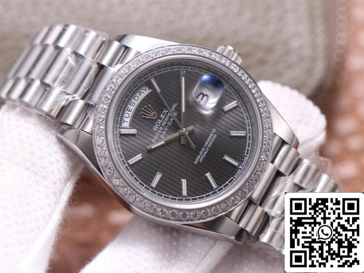 Rolex Day Date M228349RBR-0008 1:1 Meilleure édition EW Factory Cadran gris