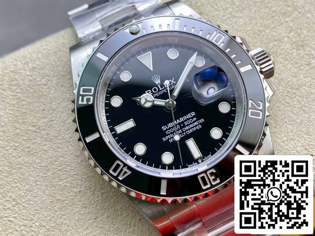 Rolex Submariner M126610LN-0001 41MM 1:1 Meilleure édition VS Lunette en céramique d'usine