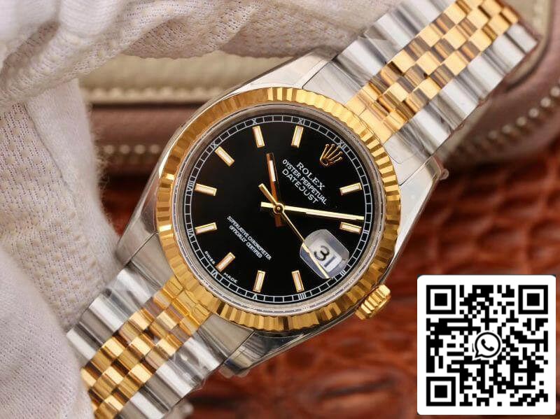 Rolex Datejust 126233 36mm AR Orologi meccanici di fabbrica 1:1 Best Edition Bracciale bicolore svizzero ETA3135