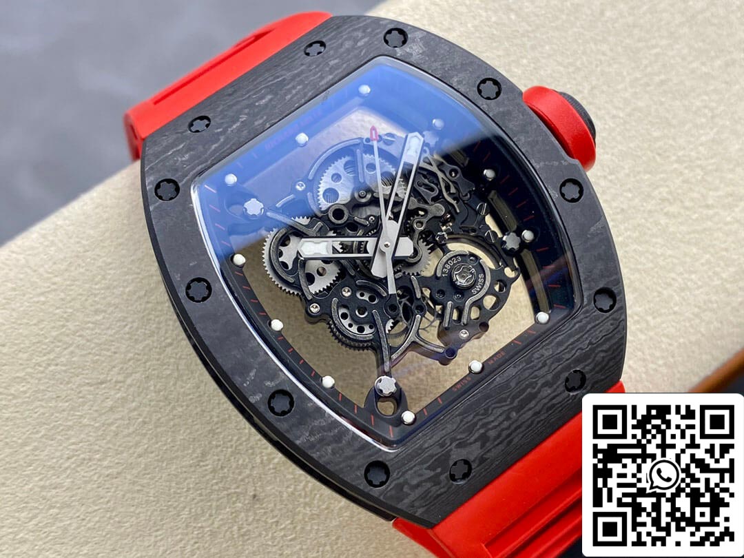 Richard Mille RM-055 1:1 Meilleure édition BBR Factory Bracelet rouge