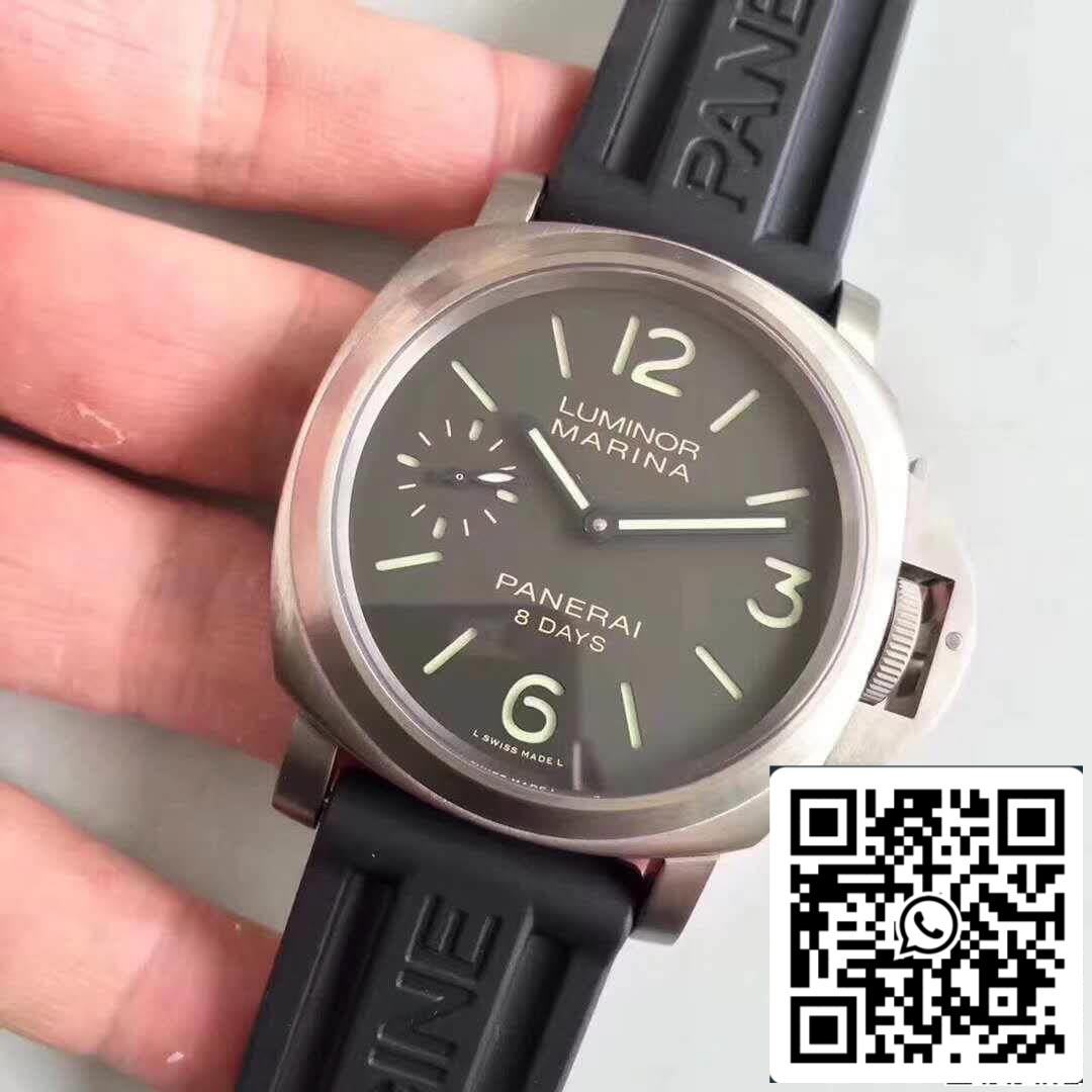 Panerai Luminor PAM510 ZF Factory Montres pour hommes 1:1 Meilleure édition suisse ETA P5000 Bracelet en caoutchouc noir