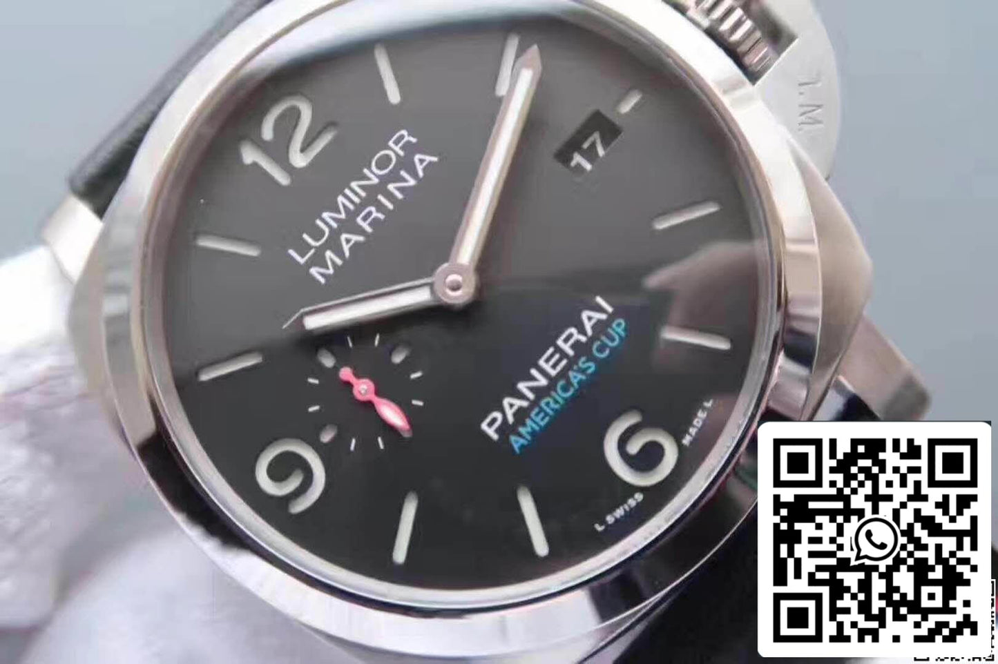 Panerai Luminor Marina 1950 PAM727 ZF Factory 1:1 Meilleure édition suisse ETA P9010 Bracelet en cuir noir