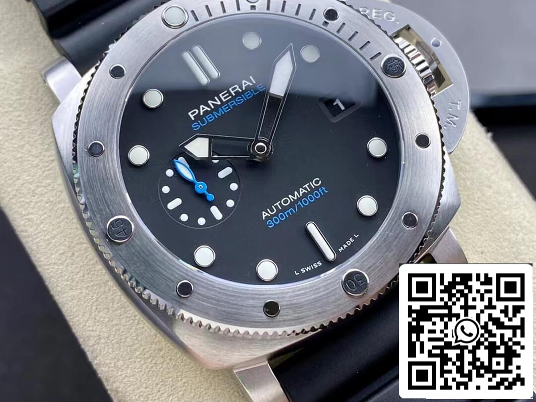 Panerai Submersible PAM01229 1:1 Meilleure édition VS Cadran noir d'usine