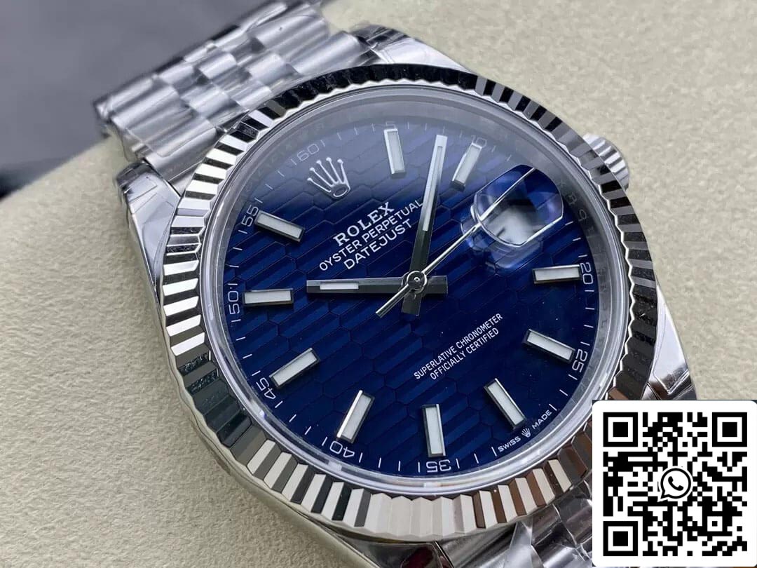 Rolex Datejust M126334-0031 41MM 1:1 Melhor Edição VS Mostrador Azul de Fábrica