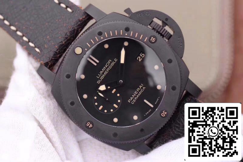 Panerai Luminor Submersible PAM508 VS Factory 1:1 Meilleure édition suisse ETA P9000 Cadran Superlumed noir