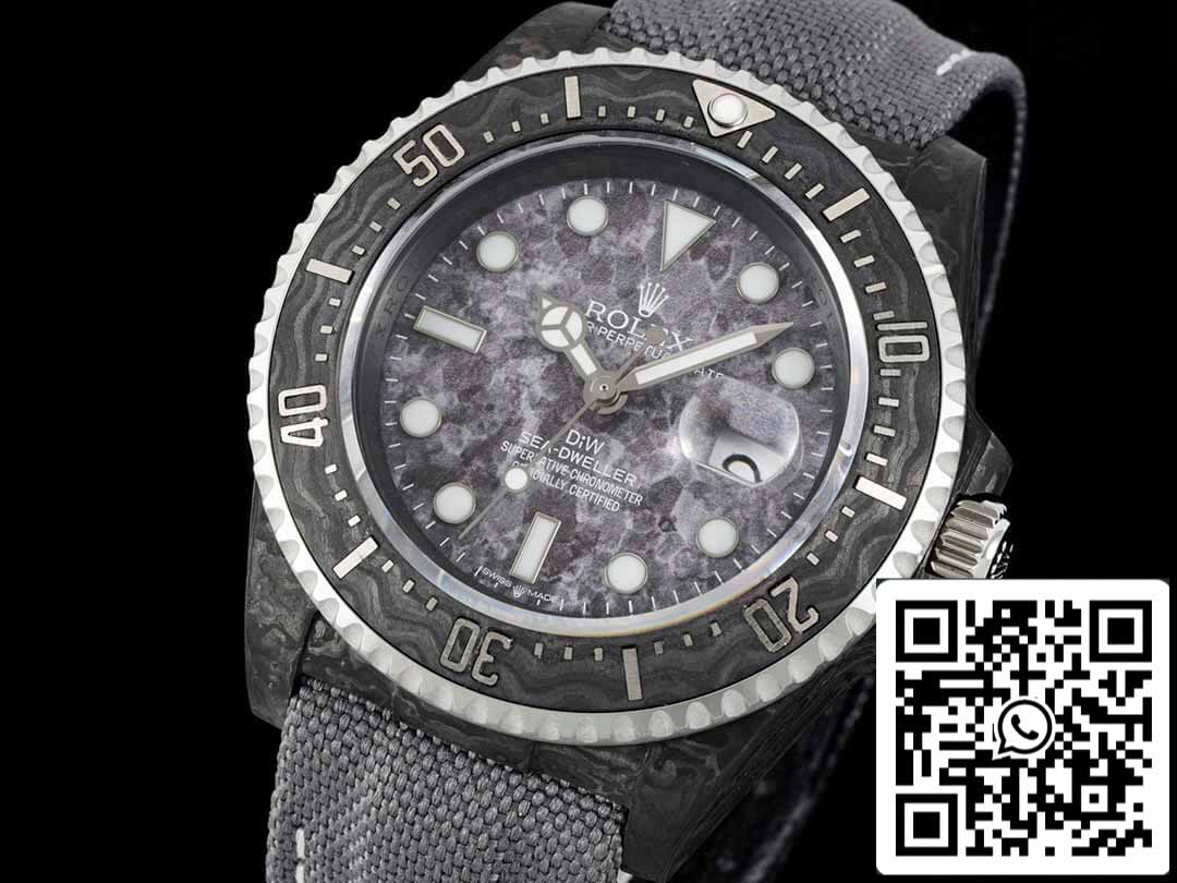 Rolex Sea-Dweller 1:1 Meilleure édition Diw Factory Lunette en fibre de carbone