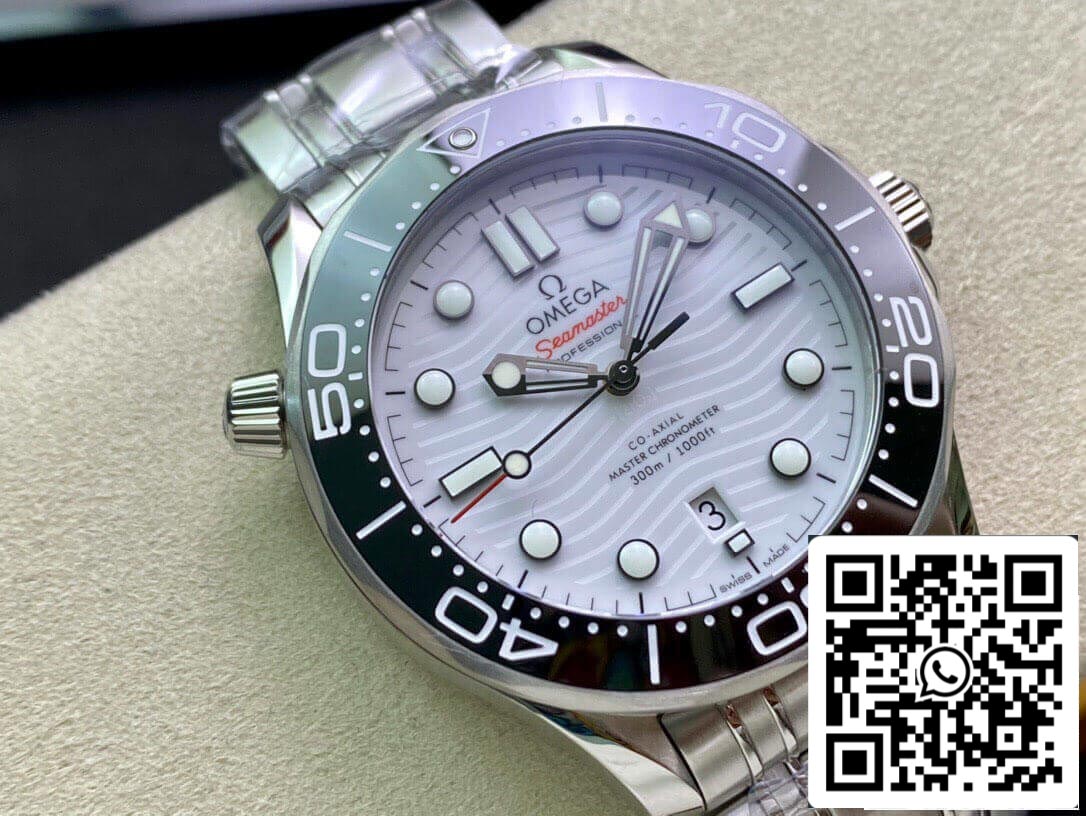 Omega Seamaster Diver 300M 210.30.42.20.04.001 1:1 Meilleure édition OU Cadran blanc d'usine