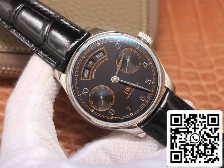 IWC Portugieser Pisa Versión 1:1 Mejor Edición YL Factory Esfera Negra