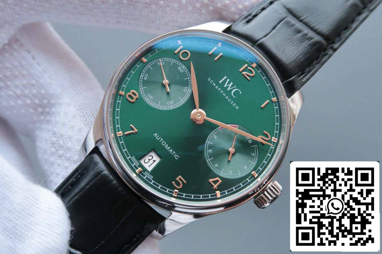 IWC Portugieser IW500708 1:1 Best Edition ZF Factory V5 quadrante verde