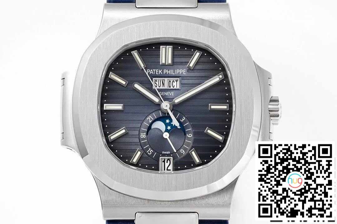 Patek Philippe Nautilus 5726/1A-014 1:1 Meilleure édition PPF Factory Bleu Noir Cadran Dégradé