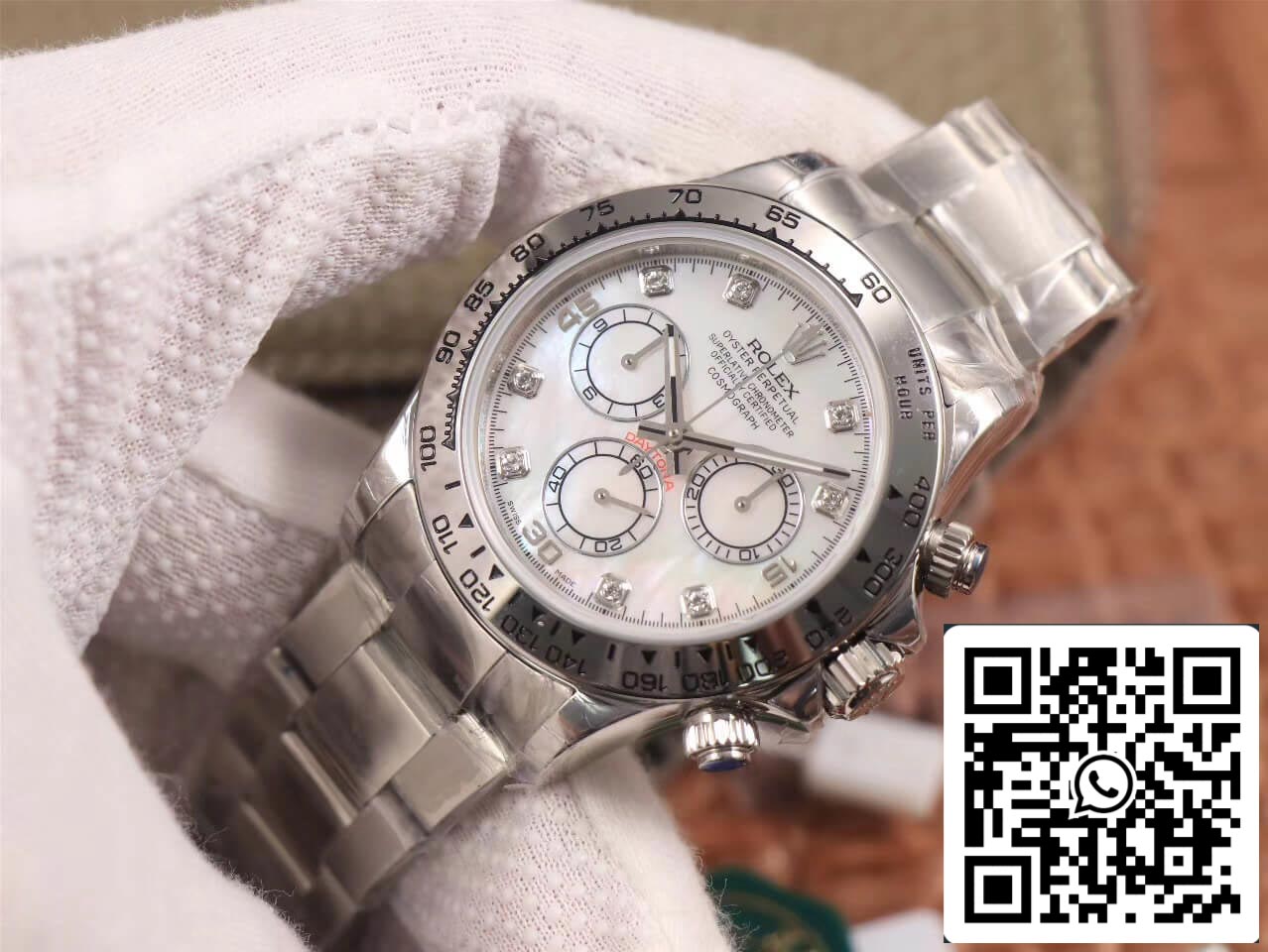 Rolex Daytona Cosmograph 116520-78590 1:1 Mejor edición JH Factory Diamond Dial