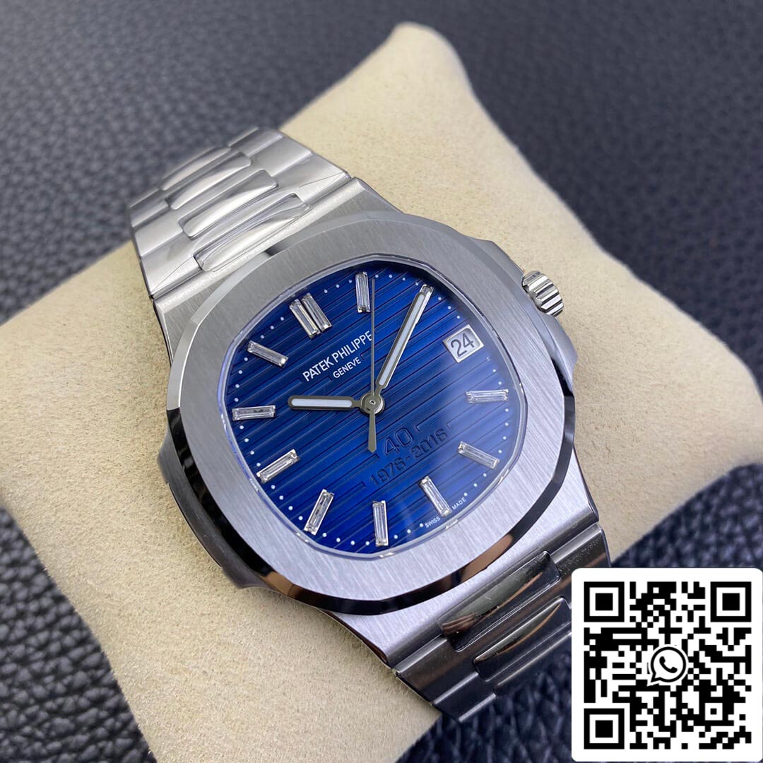 Patek Philippe Nautilus 5711/1P 1:1 Meilleure édition 3K Cadran bleu usine