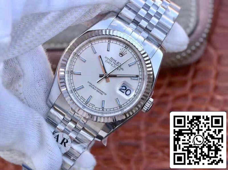 Rolex Datejust II 36 126334 AR Factory 1:1 Meilleure édition suisse ETA3135 Cadran rhodié