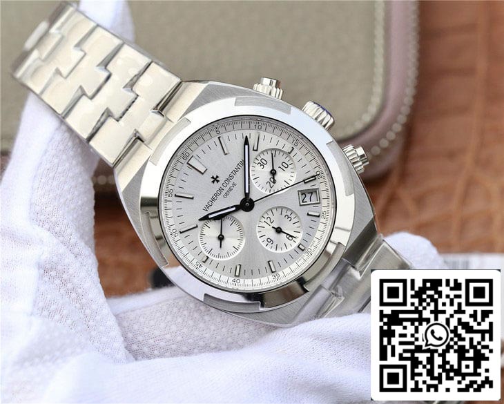 Vacheron Constantin Overseas 5500V/110A-B075 1:1 Best Edition 8F Factory Esfera blanca plateada