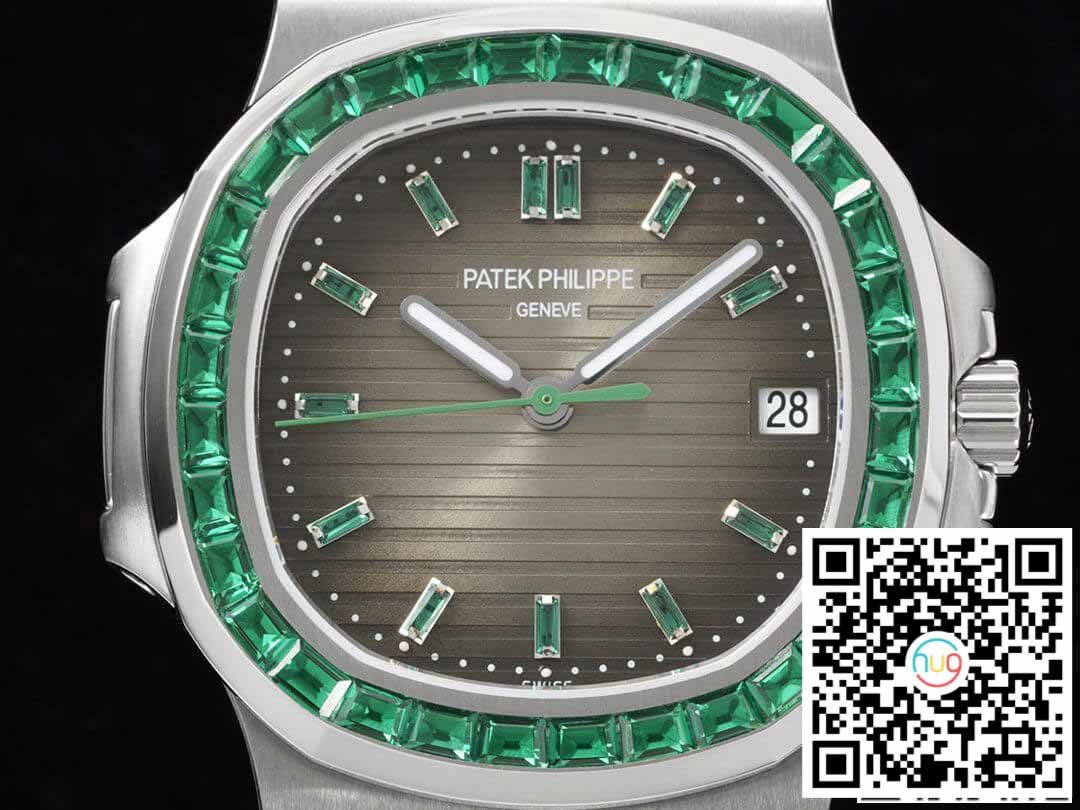 Patek Philippe Nautilus 5711 1:1 Melhor Edição GR Factory Moldura de diamante