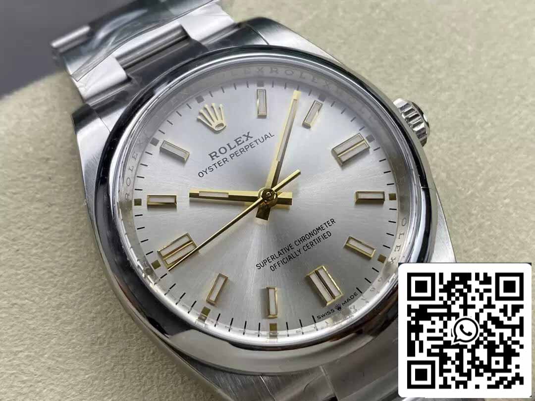 Rolex Oyster Perpetual M126000-0001 36MM 1:1 Best Edition Clean Factory Silver Dial