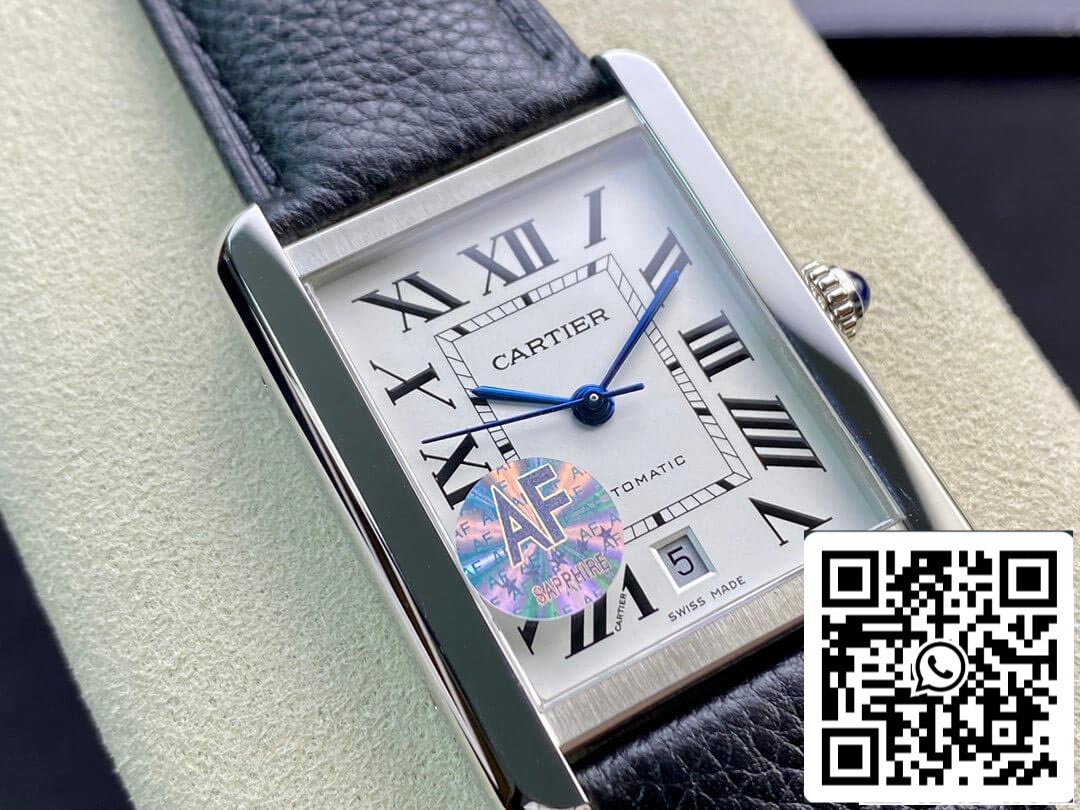 Cartier Tank WSTA0029 1:1 Mejor edición AF Factory esfera blanca