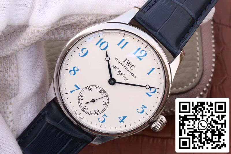 IWC Portugieser IW544203 GS Factory 1:1 Mejor Edición Suiza ETA6498 esfera blanca