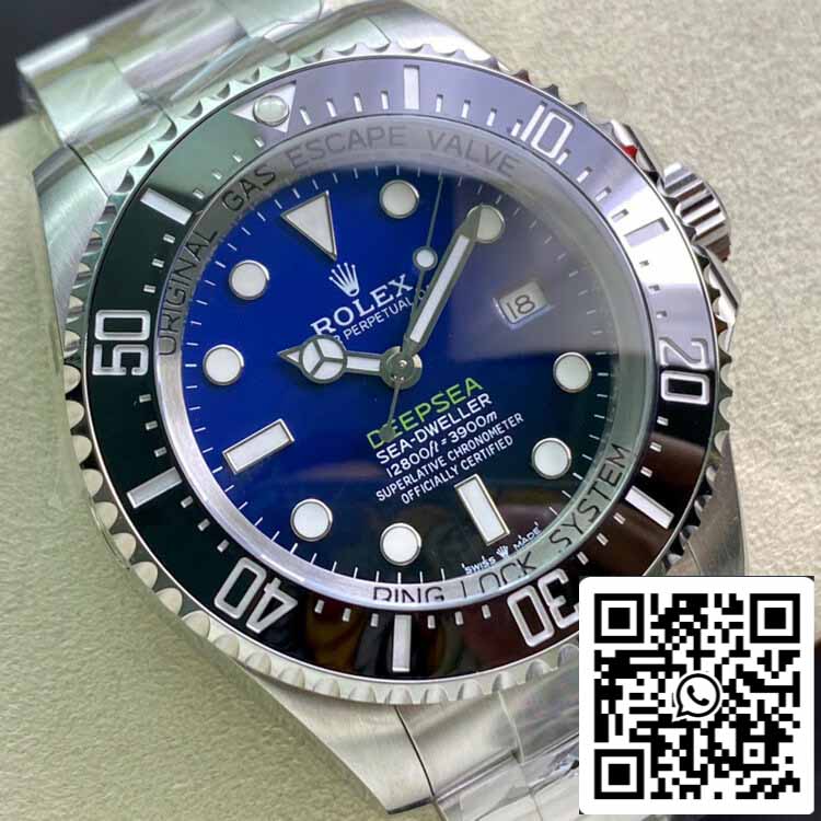 Rolex Deepsea Sea-Dweller 116660 „D-BLUE“ AR Factory 1:1 Best Edition Swiss ETA3135 Blau/Schwarzes Zifferblatt