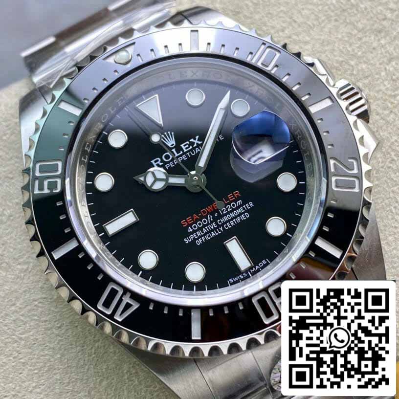 Rolex Sea-Dweller 126600 AR Factory schwarzes Zifferblatt 1:1 Best Edition Swiss ETA2824