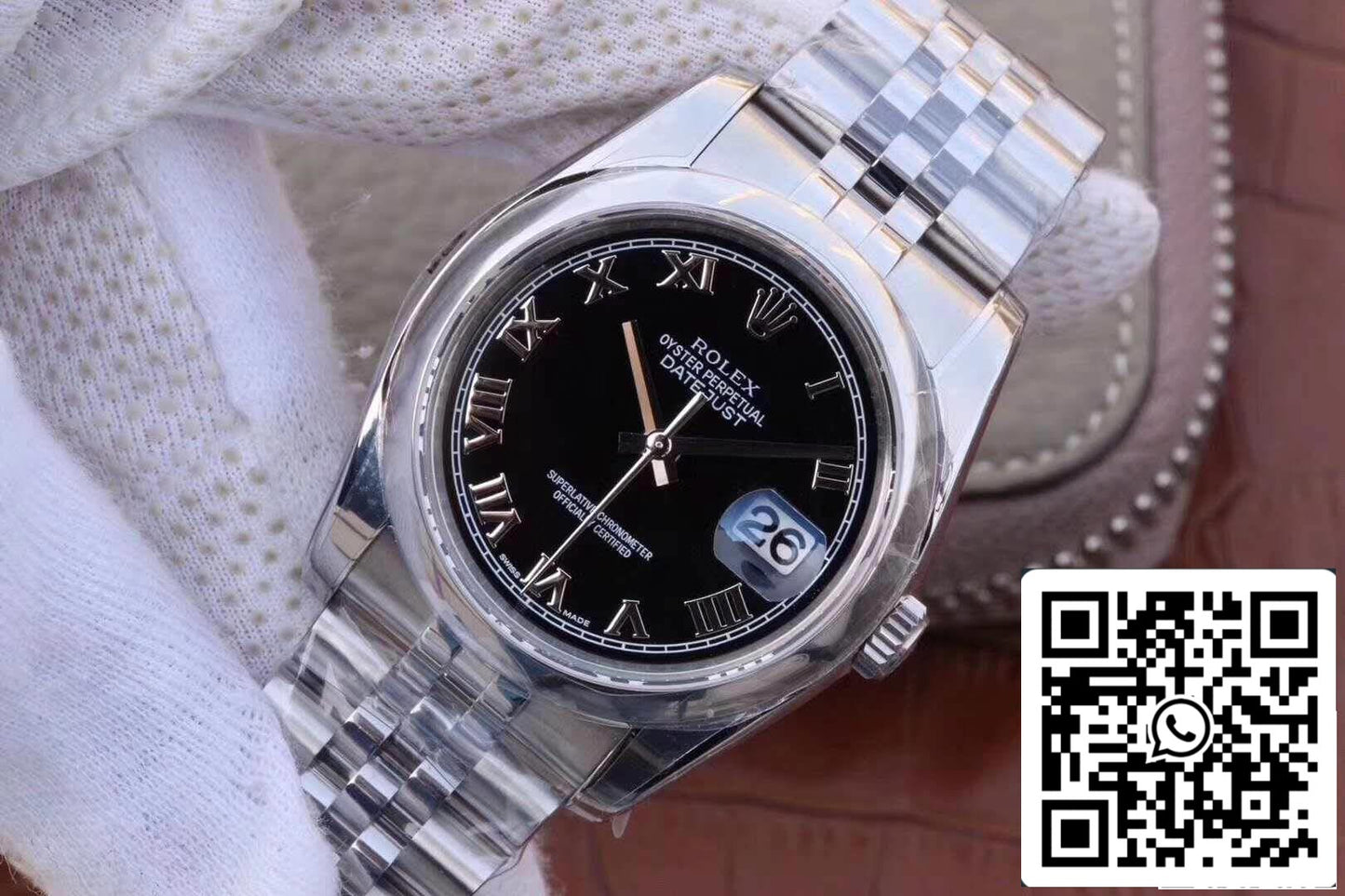 Rolex Datejust 36 mm 116234 AR Factory 1:1 Mejor edición suiza ETA3135 esfera negra