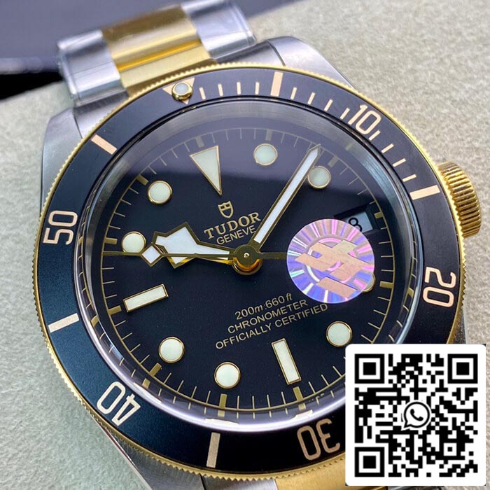 Tudor Heritage Black Bay M79733N-0002 ZF Factory 1:1 Best Edition Swiss ETA2824-2 Two Tone Stainless Steel Bracelet