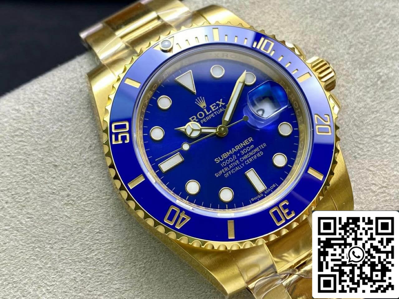 Rolex Submariner M116618LB-0003 3135 movement 40mm VS Factory Blue Dial