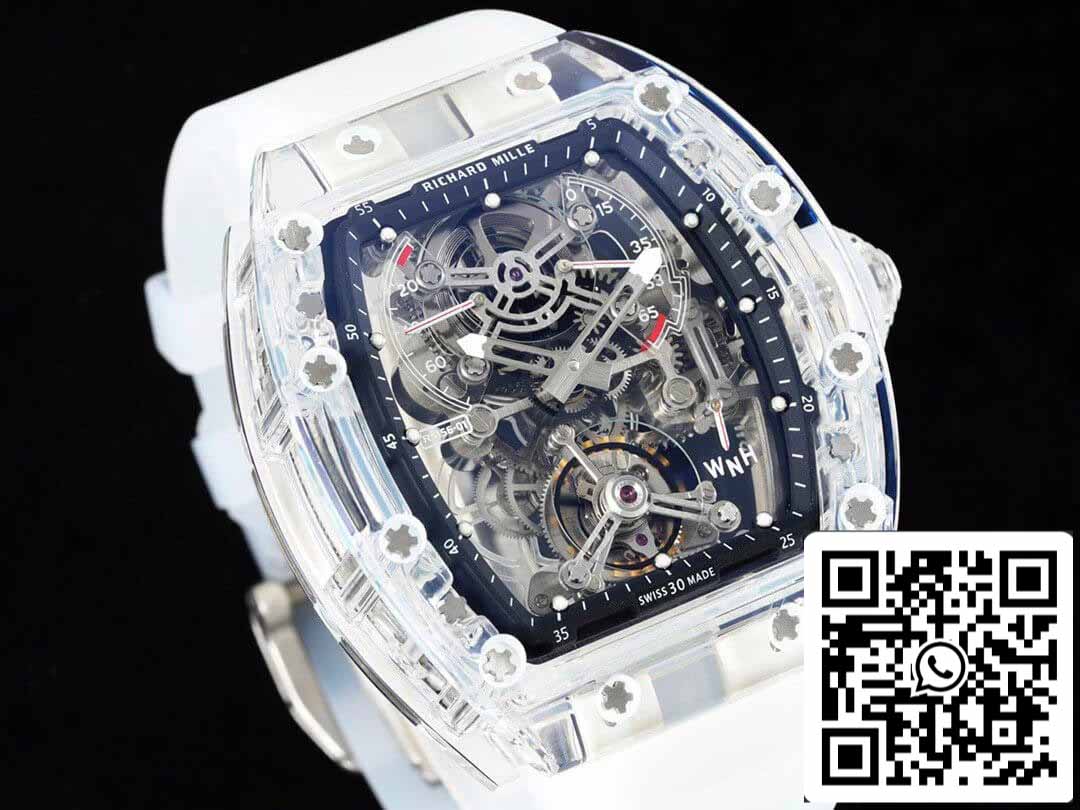 Richard Mille RM 56-01 Tourbillon 1:1 Meilleure édition RM Factory Cadran squelette transparent