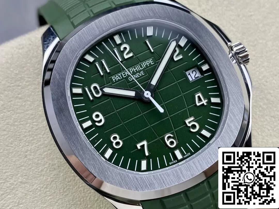 Patek Philippe Aquanaut 5168G-010 1:1 Mejor Edición 3K Versión Factory V2 Esfera Verde