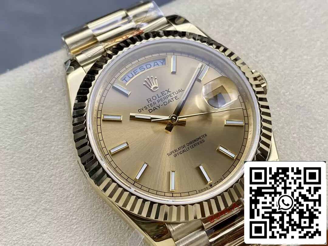 Rolex Day Date M228238-0003 1:1 Meilleure édition GM Factory V2 Version contrepoids