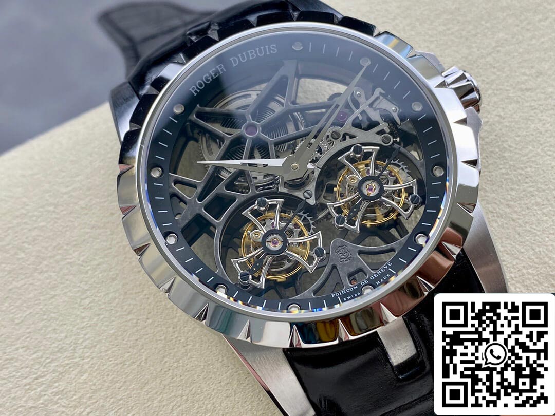 Roger Dubuis Excalibur RDDBEX0396 1:1 Best Edition YS Factory Skeleton Double Tourbillon Dial