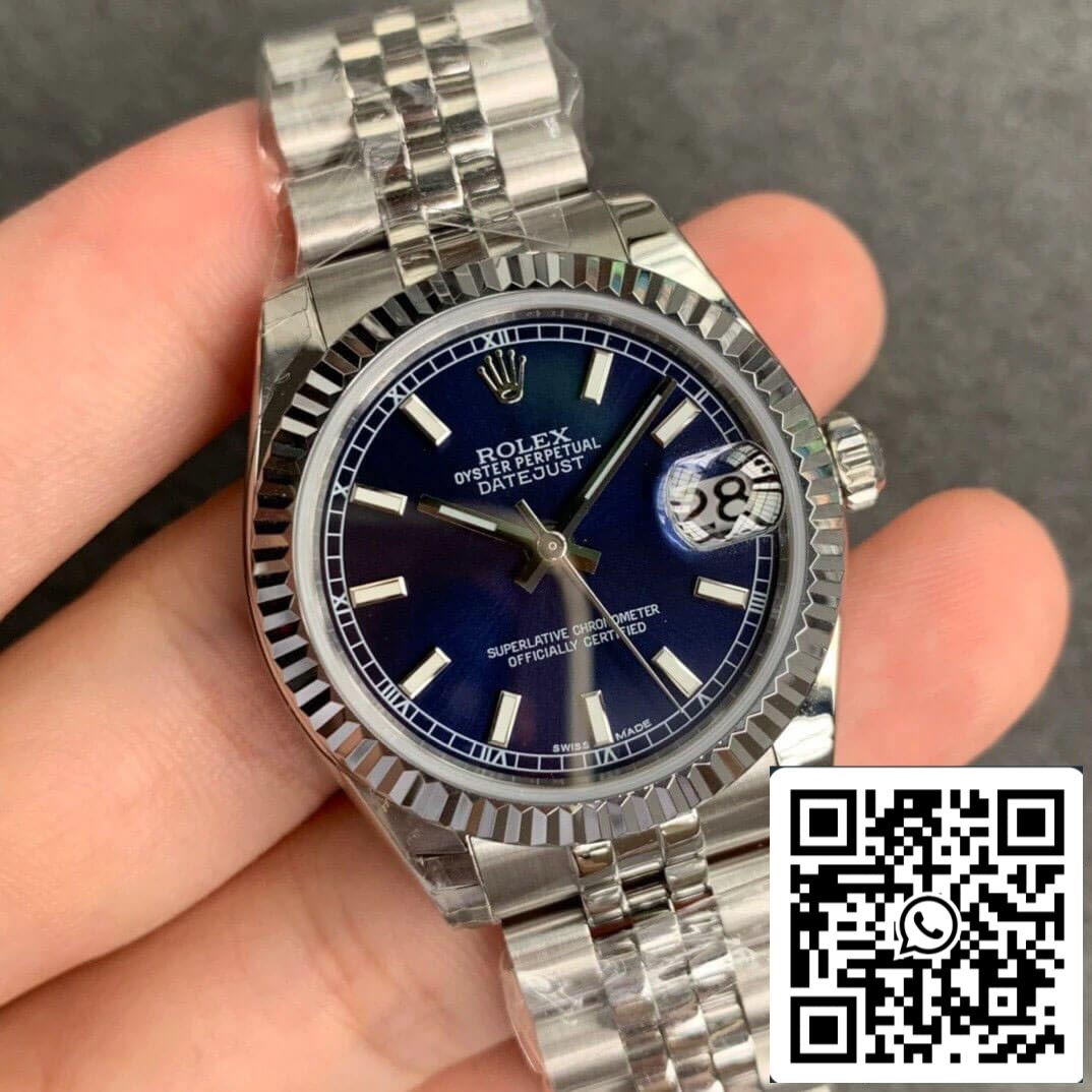 Rolex Datejust M178274-0037 1:1 Meilleure édition GS Factory Cadran bleu