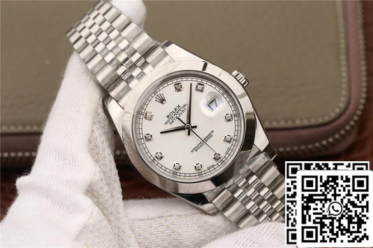 Rolex Datejust M126300 1:1 Melhor Edição EW Factory Diamond-set Dial