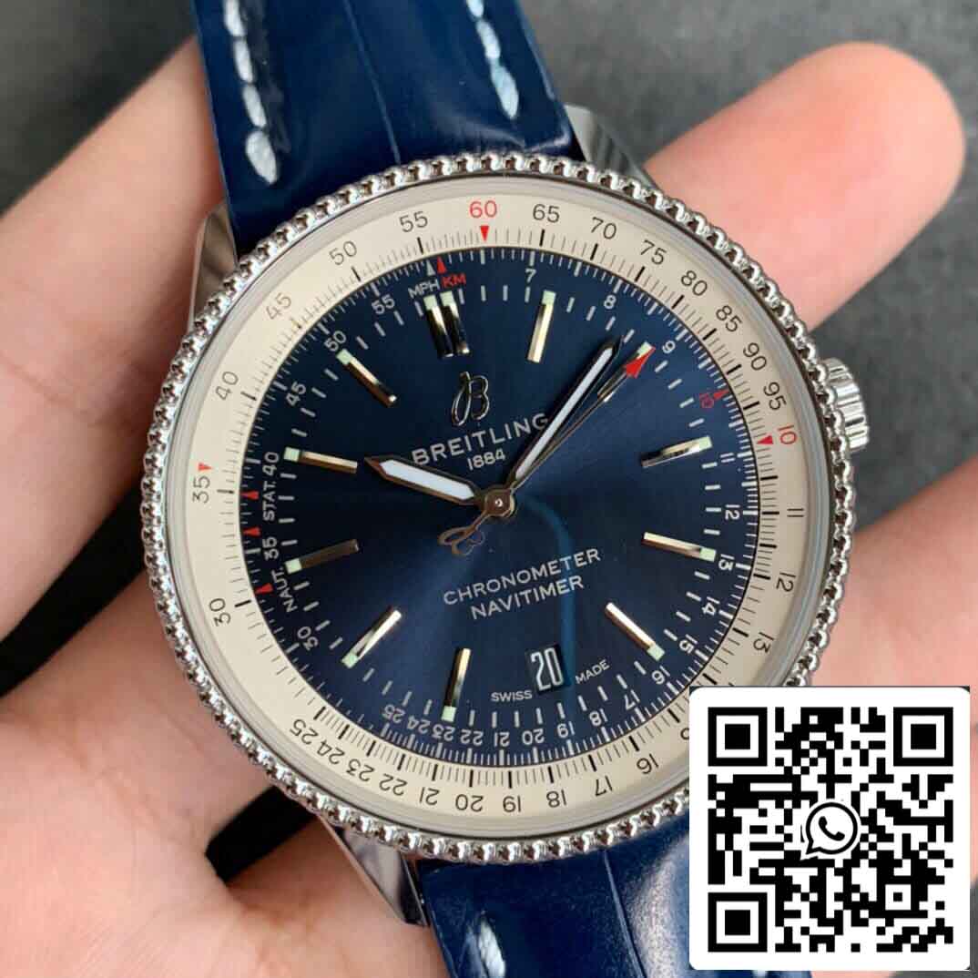 Breitling Navitimer 1 A17326211C1P3 1:1 Mejor Edición V7 Esfera Azul de Fábrica