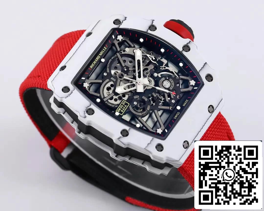 Richard Mille RM35-01 1:1 Meilleure édition BBR Factory Boîtier en fibre de carbone