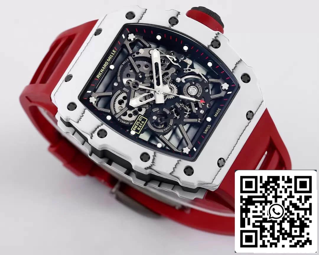 Richard Mille RM35-01 1:1 Best Edition BBR Factory Red Strap