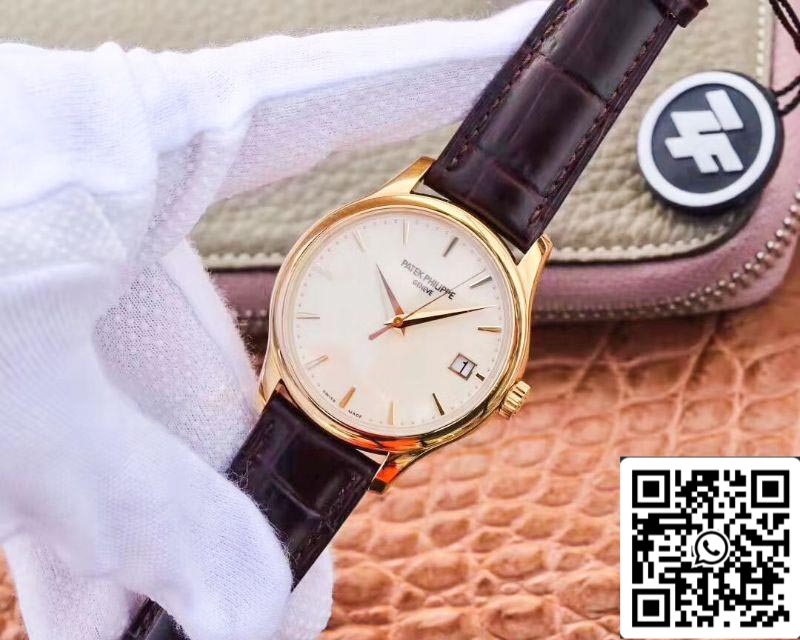 Patek Philippe Calatrava 5227J-001 ZF Factory 1:1 Melhor Edição Caixa em ouro amarelo 18K Swiss Cal.324 SC