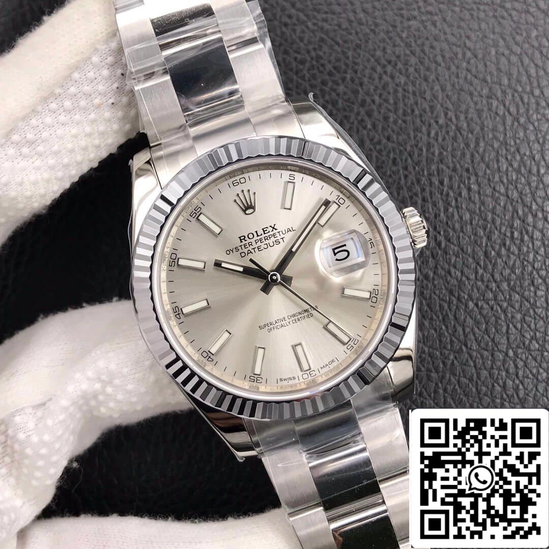 Rolex Datejust M126334-0003 1:1 Best Edition VS Factory Silver Dial