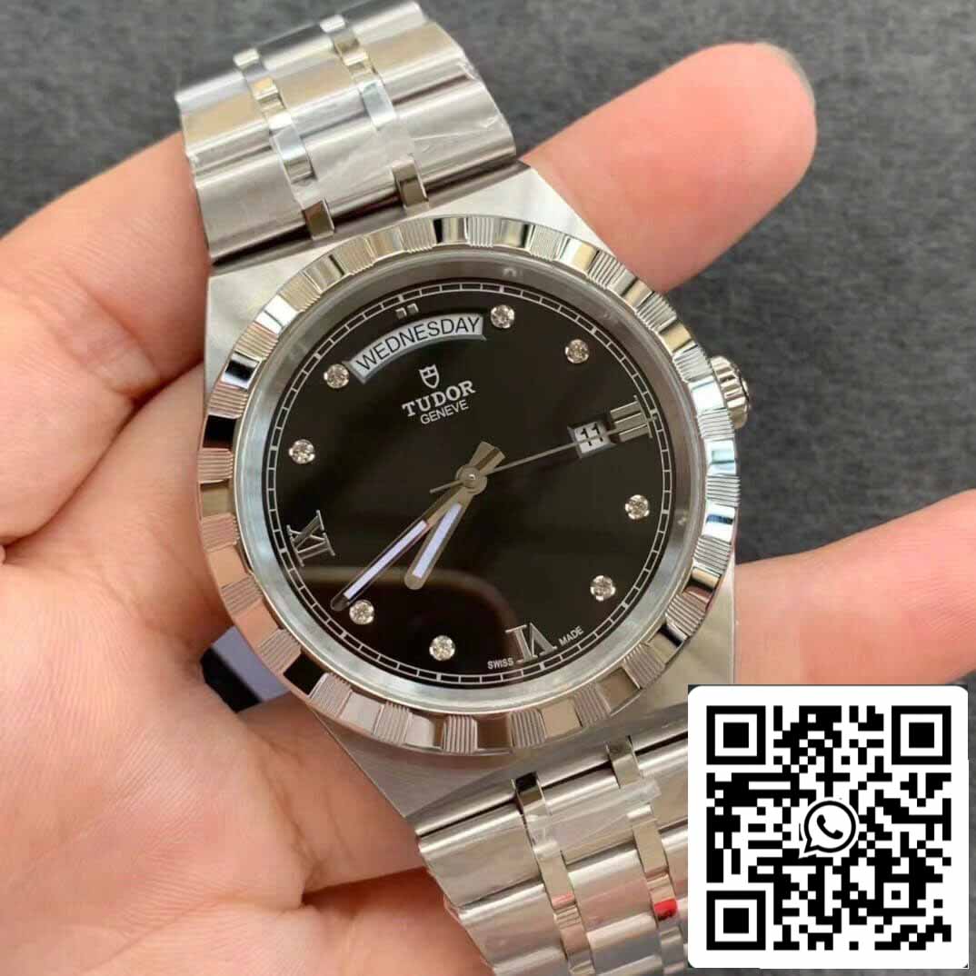 Réplica Tudor Royal M28600-0004 Day Date V7 Caixa de aço inoxidável de fábrica