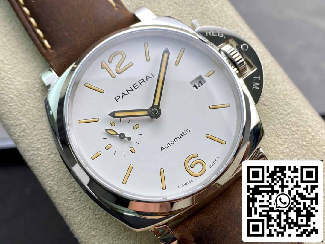 Panerai Luminor PAM01046 1:1 Meilleure édition VS Cadran blanc d'usine