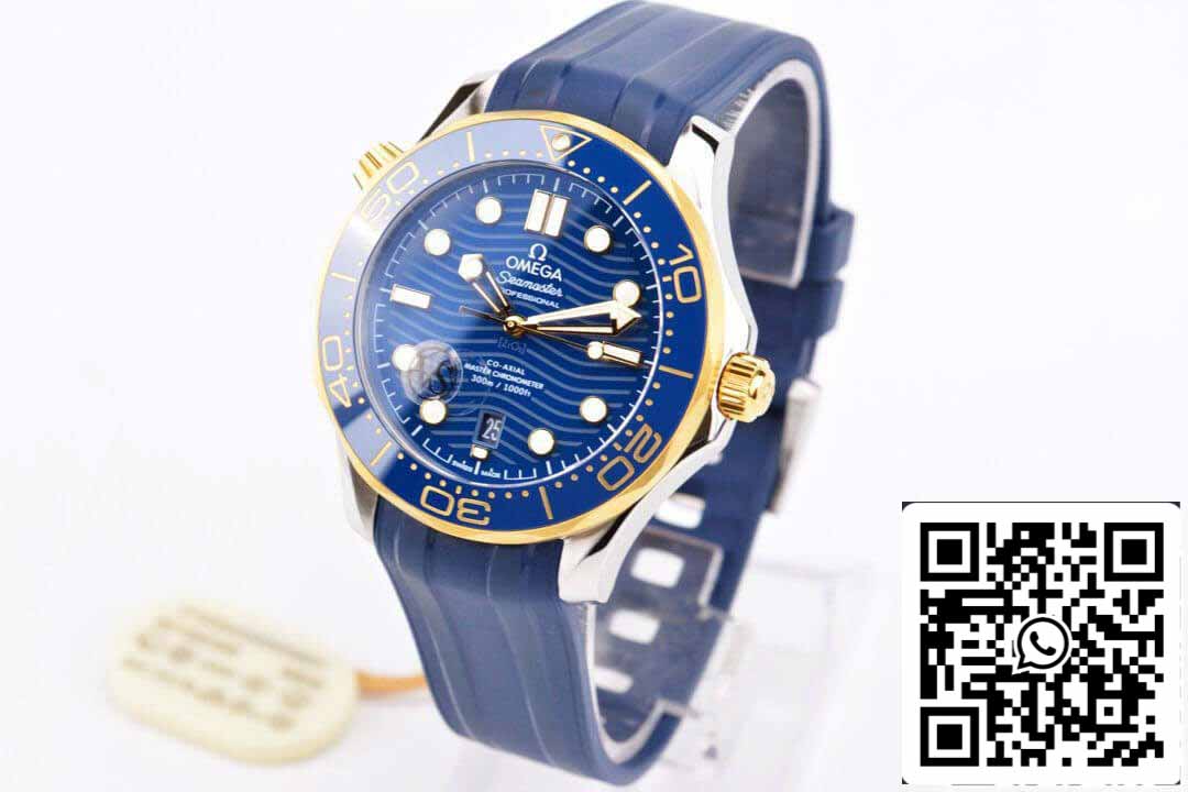 Omega Seamaster Diver 300M 210.22.42.20.03.001 1:1 Beste Edition VS Fabrik-Kautschukarmband