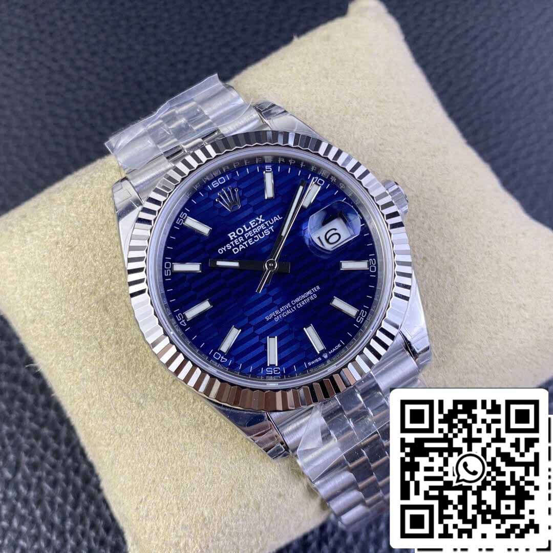 Rolex Datejust M126334-0032 41MM 1:1 Melhor Edição VS Aço Inoxidável de Fábrica