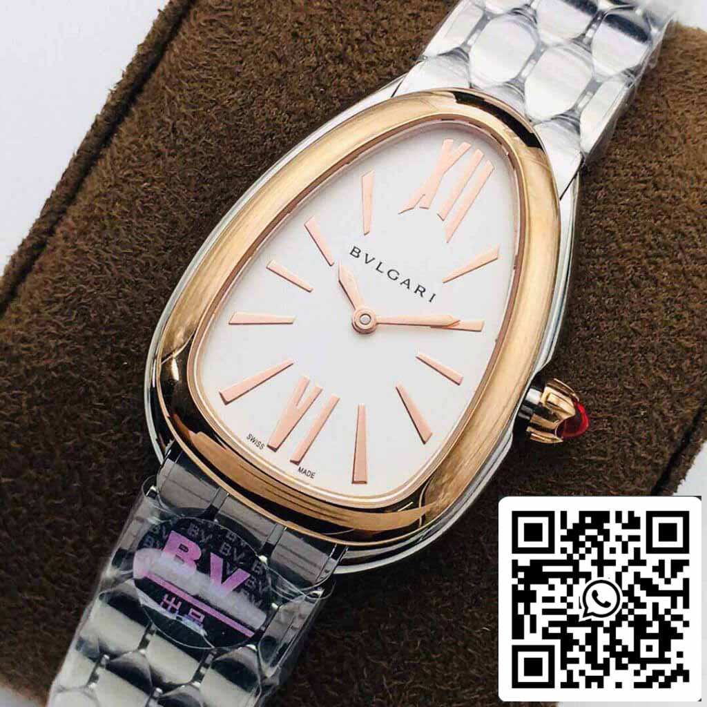 Bvlgari Serpenti 103144 1:1 Best Edition BV Factory Moldura em ouro rosa