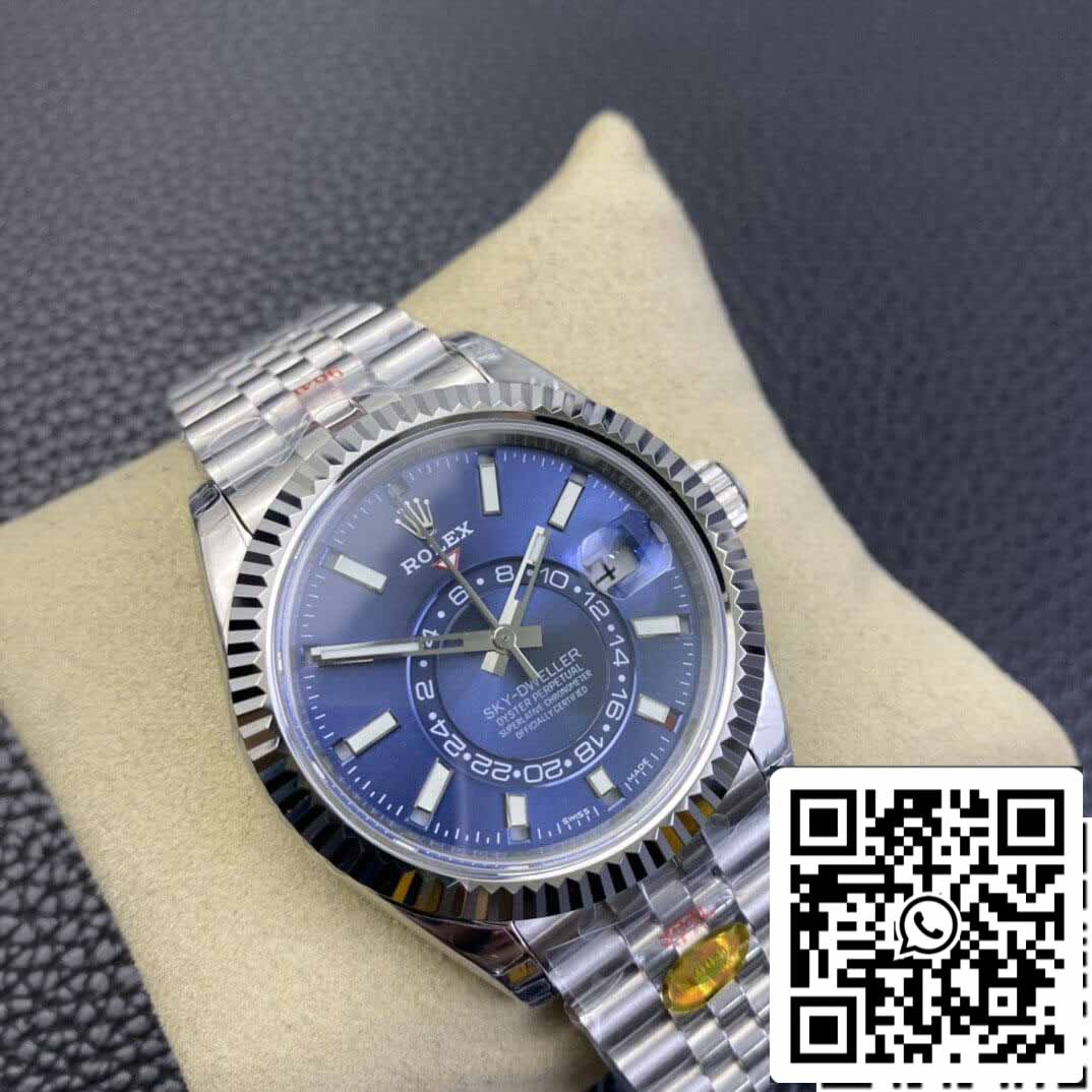 Rolex Sky Dweller M336934-0006 1:1 Meilleure édition Noob Factory V2 Cadran bleu