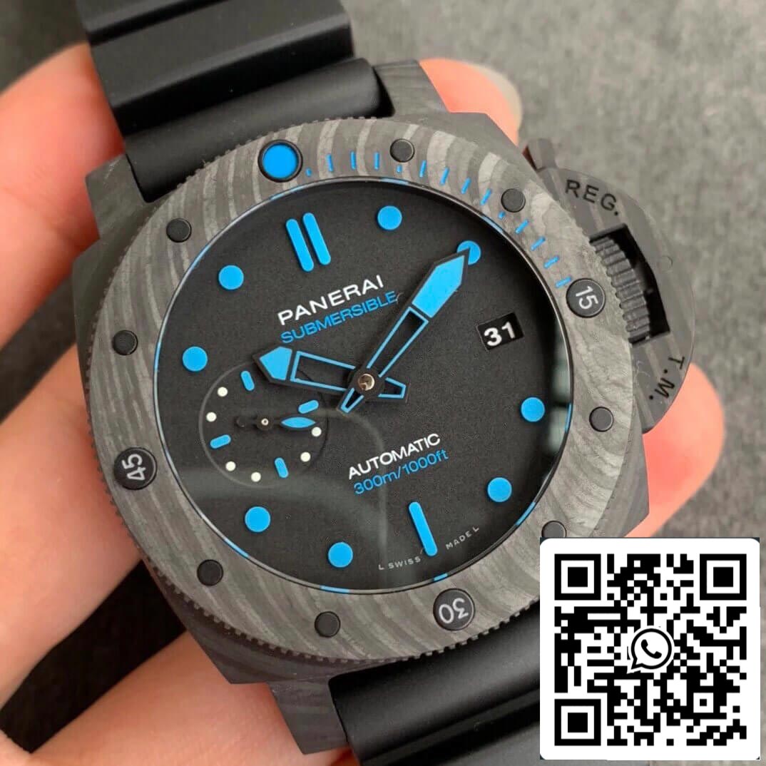 Panerai Submersible PAM00960 1:1 Meilleure édition VS Cadran noir d'usine