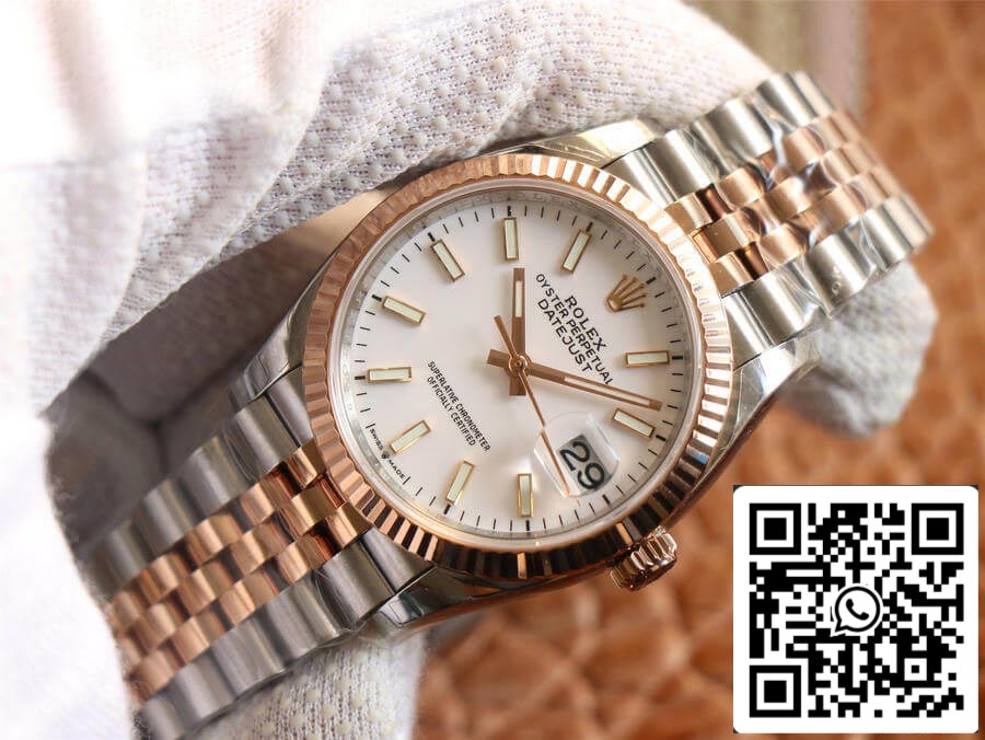 Rolex Datejust M126231-0017 1:1 Meilleure édition EW Factory Cadran blanc