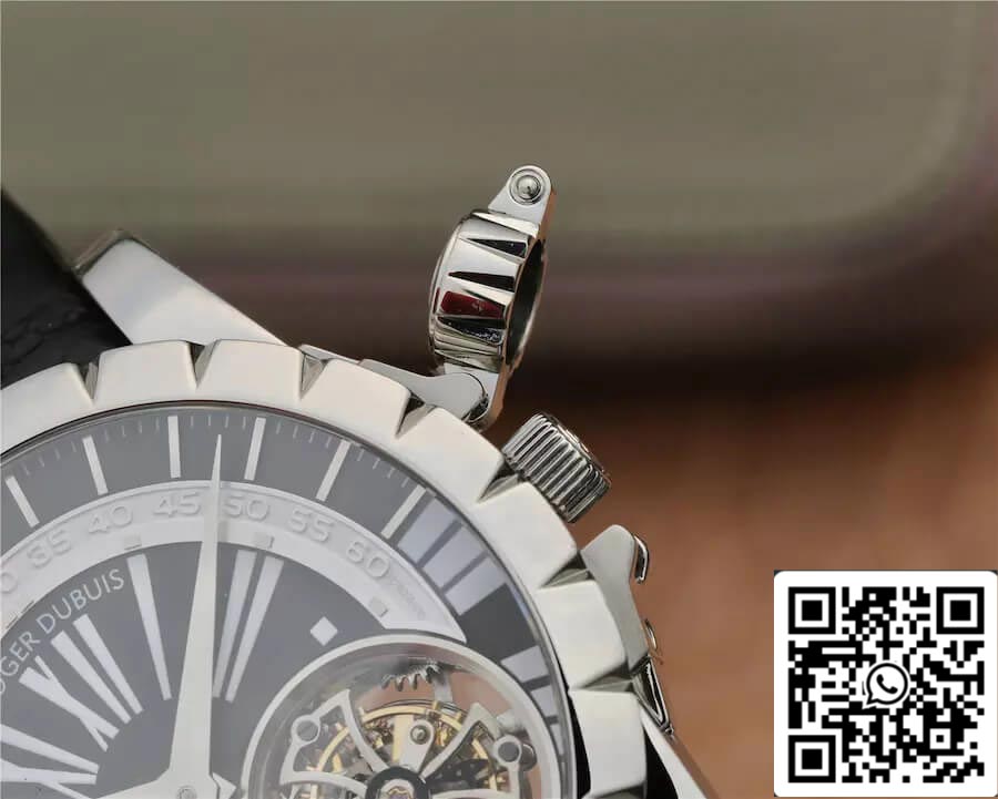 Roger Dubuis Excalibur RDDBEX0291 1:1 Meilleure édition JB Factory Tourbillon Coque blanche Cadran noir